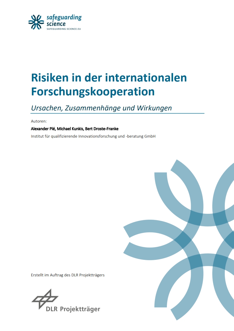 Risiken in der internationalen Forschungskooperation. Ursachen, Zusammenhänge und Wirkungen