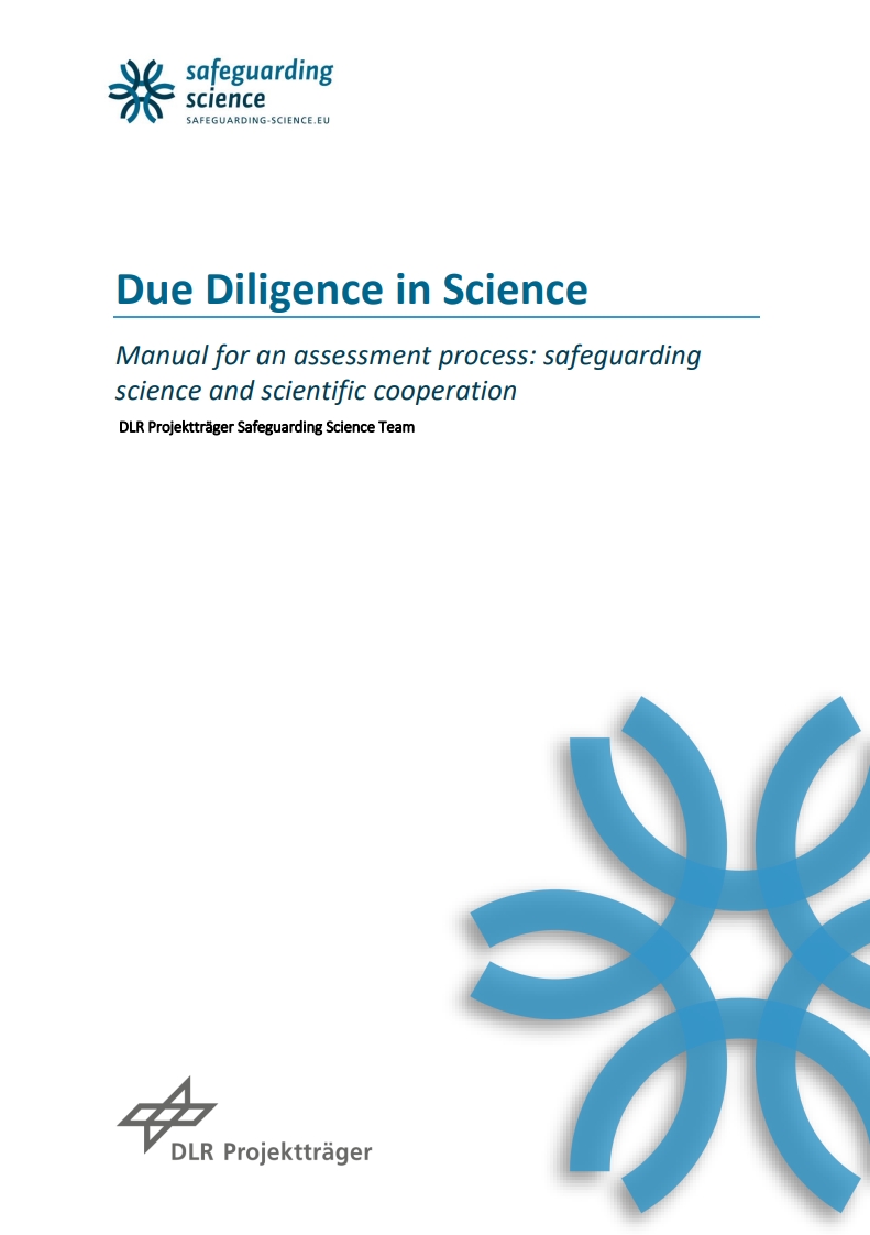 Due Diligence in Science – Manual for an assessment process: safeguarding science and scientific cooperation